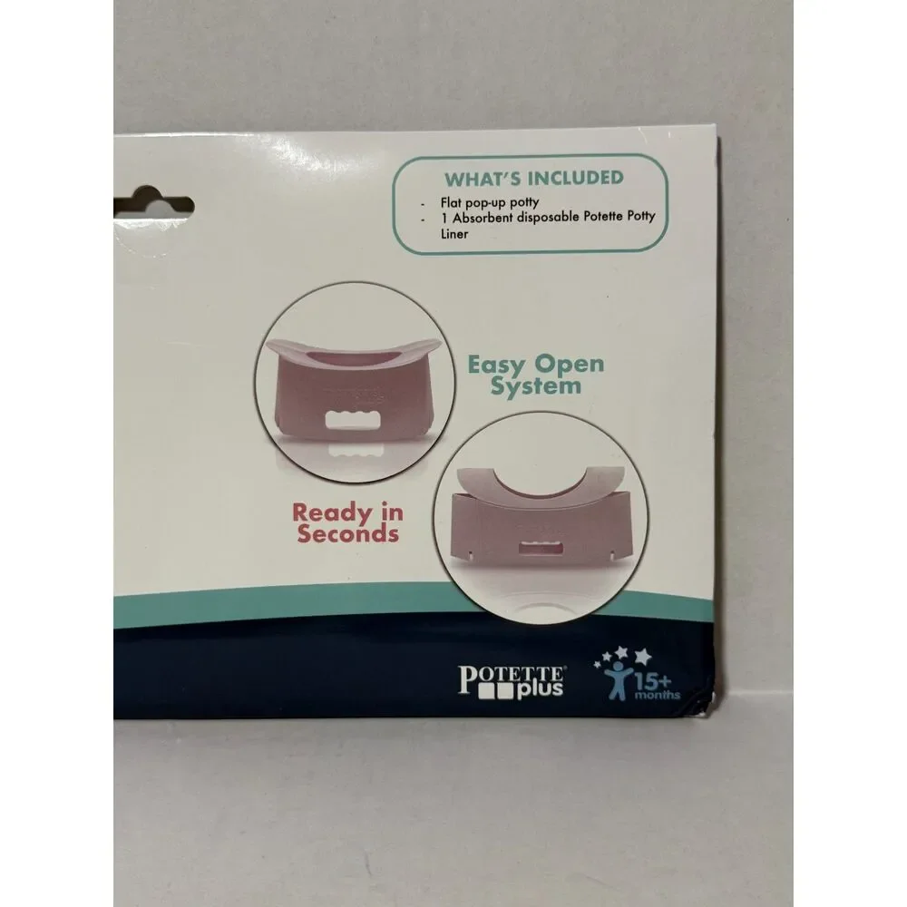 Fold ‘N’ Go Travel Potty + 30 Disposable Leakproof Liners Bundle